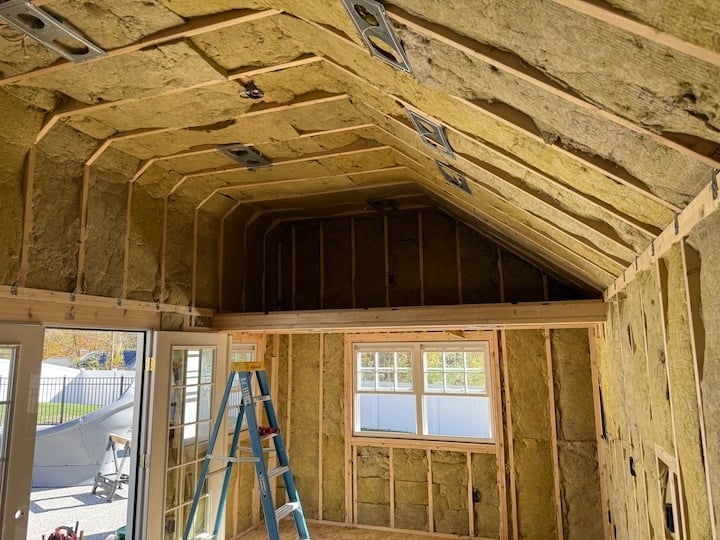 Insulated Ceiling in ADU by Reilly Brothers Construction