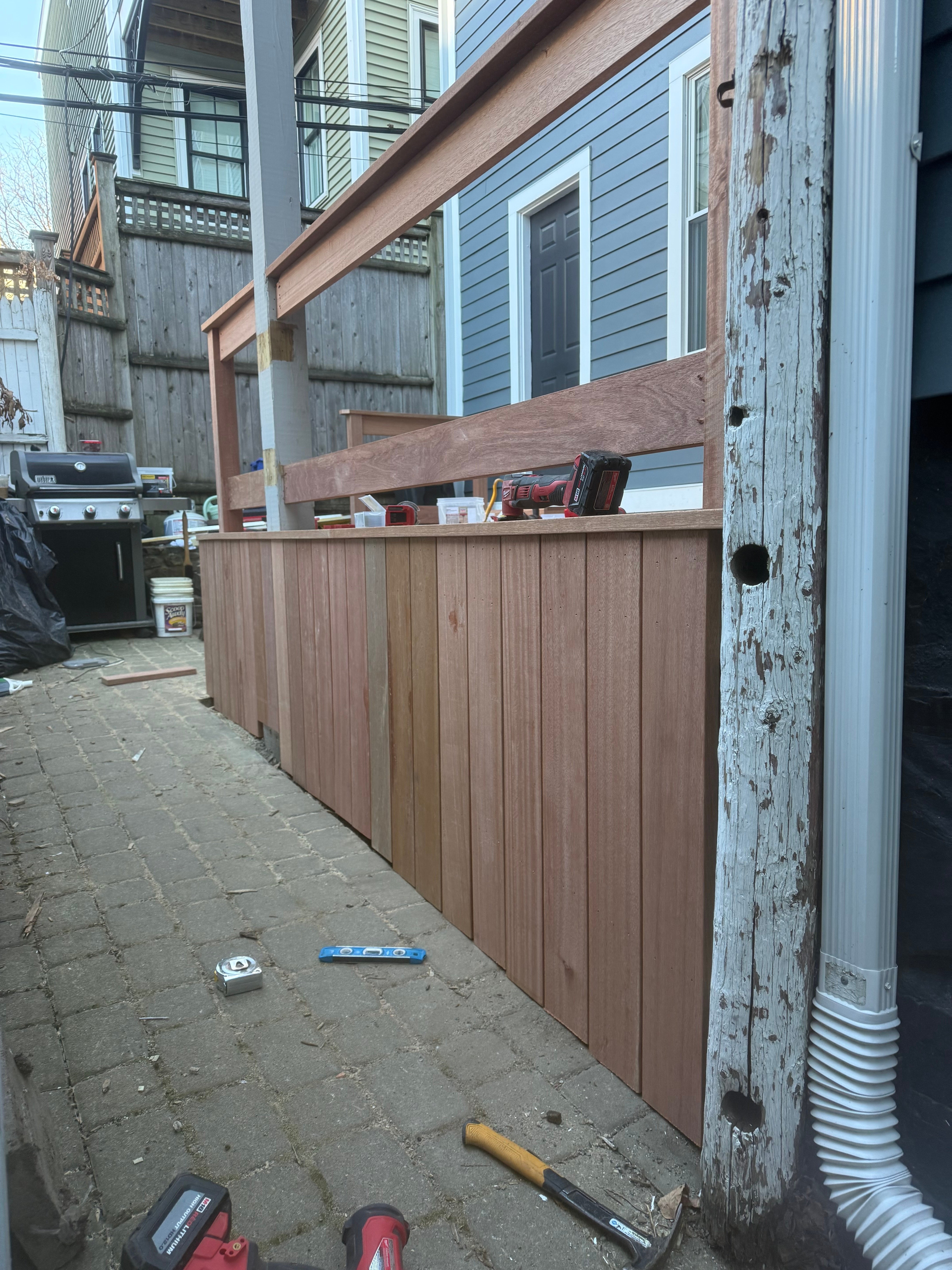 New Mahogany Deck 1 - Reilly Brothers Construction