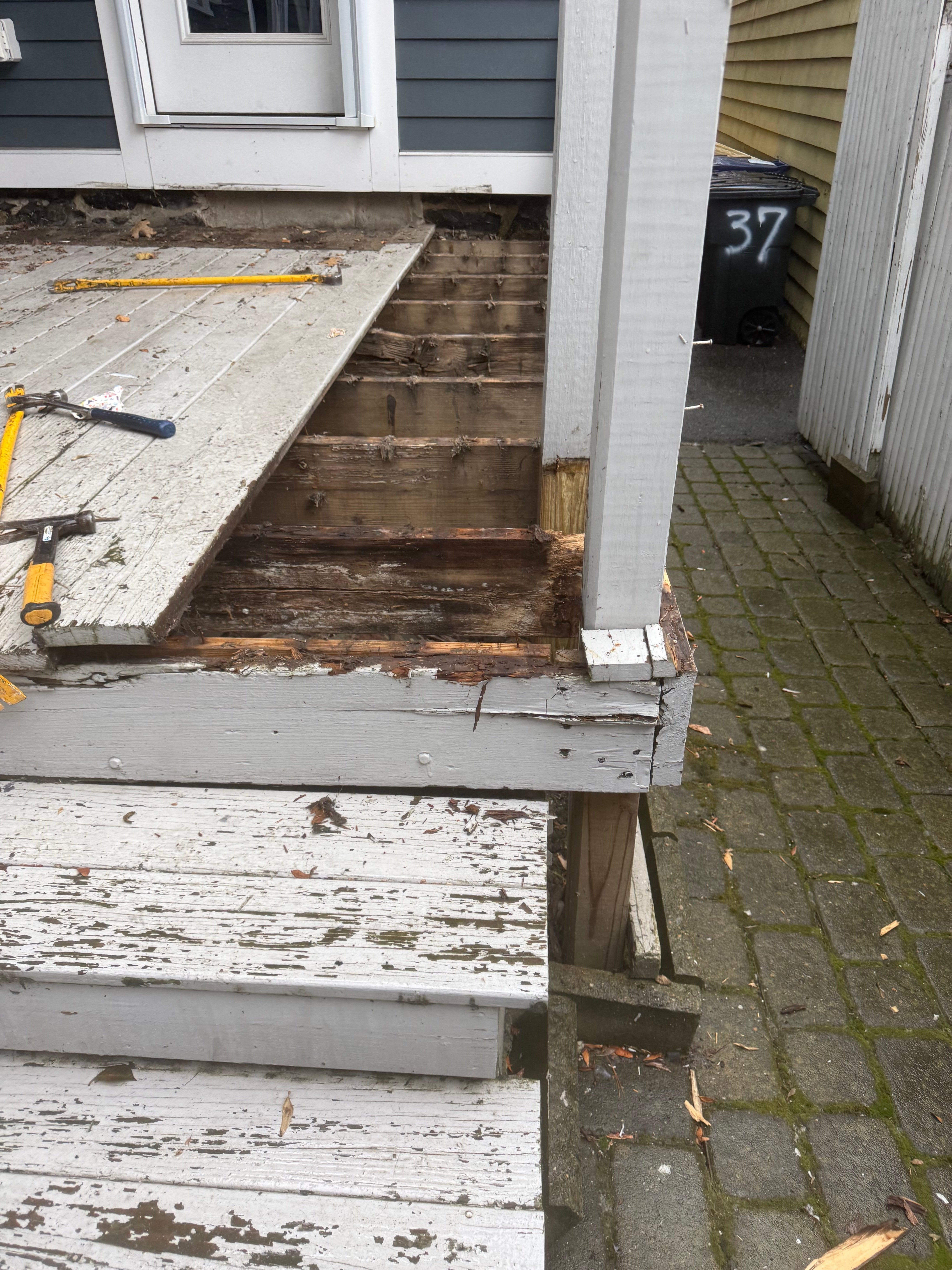 Original PT Deck Demo 1 - Reilly Brothers Construction