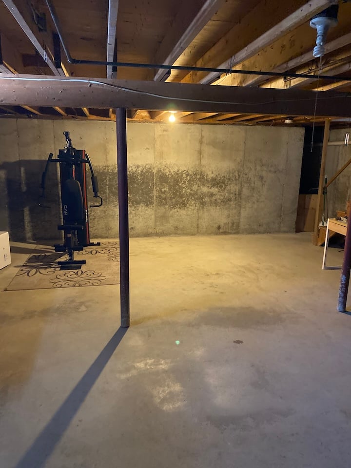 Original Unfinished Basement