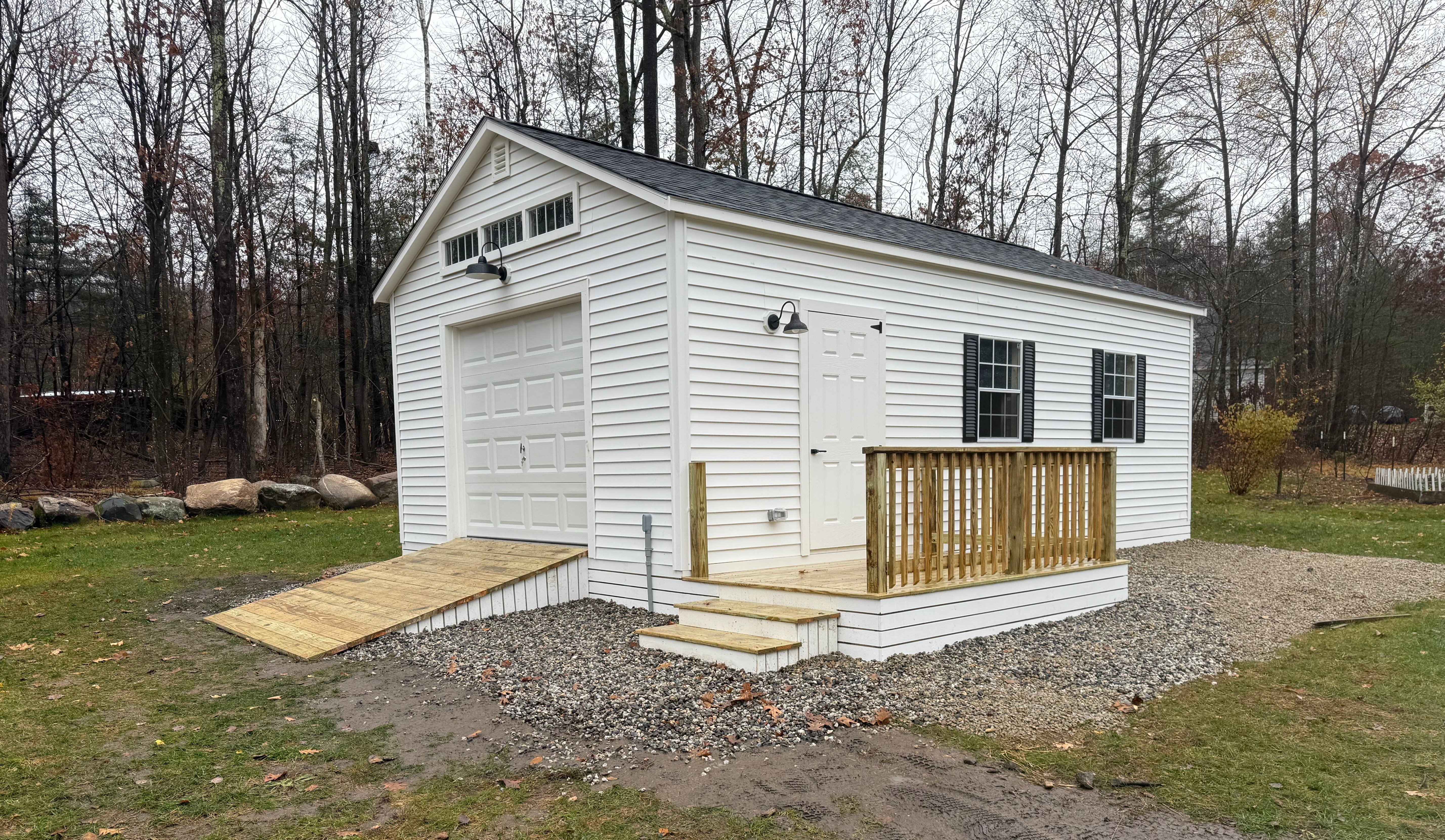 Shed Deck, Ramp and Skirt Additions 1 - Reilly Brothers Construction